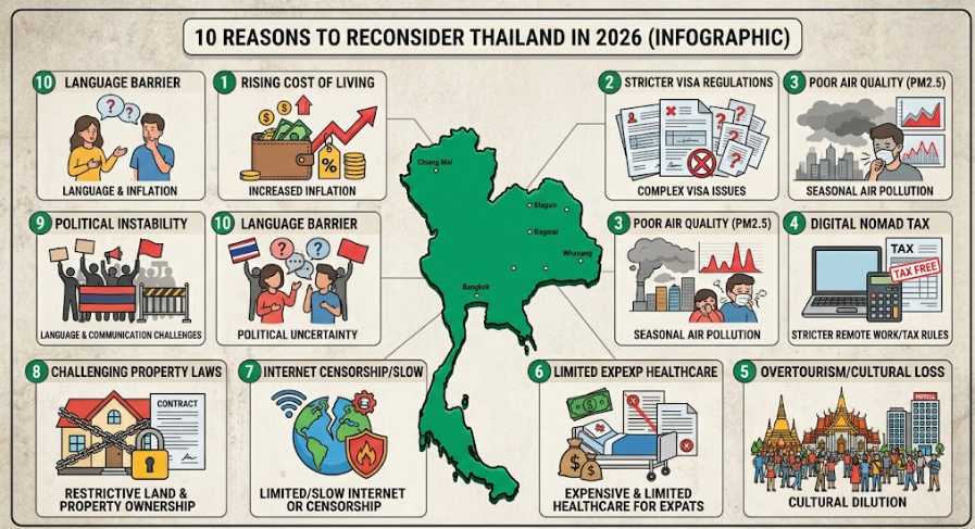 The Deal Has Changed: 10 Reasons Digital Nomads and Expats Are Reconsidering Thailand in 2026