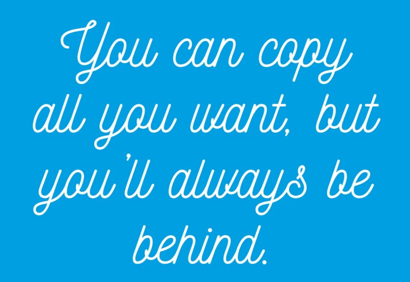 Dealing with people trying to copy your successful business
